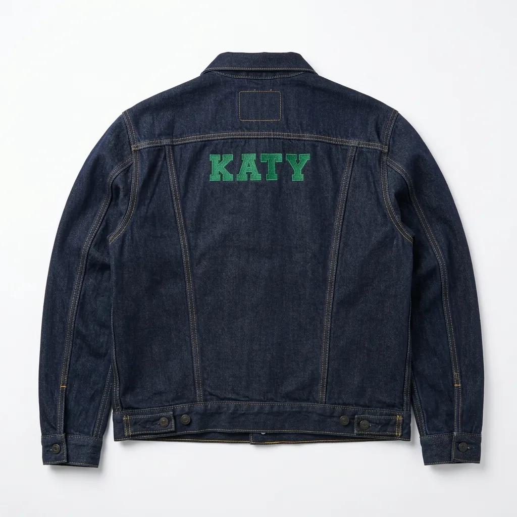 Custom embroidery and decoration by Bossa: embroidery jacket back